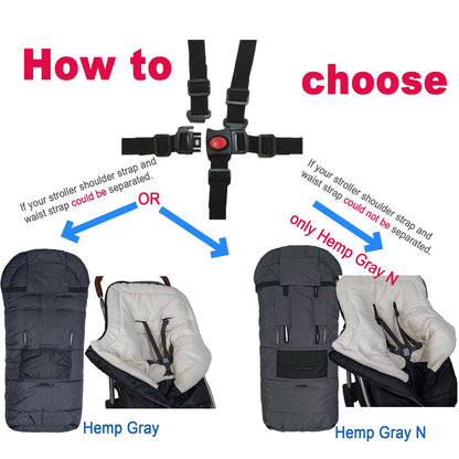 Toddler Warm Stroller Bunting Bag, Winter Waterproof Windproof Stroller Blanket, Protact Baby from Cold Weather Footmuff for Stroller