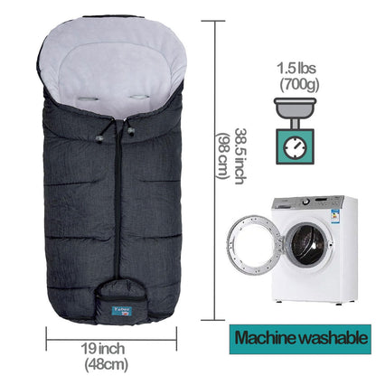 Toddler Warm Stroller Bunting Bag, Winter Waterproof Windproof Stroller Blanket, Protact Baby from Cold Weather Footmuff for Stroller