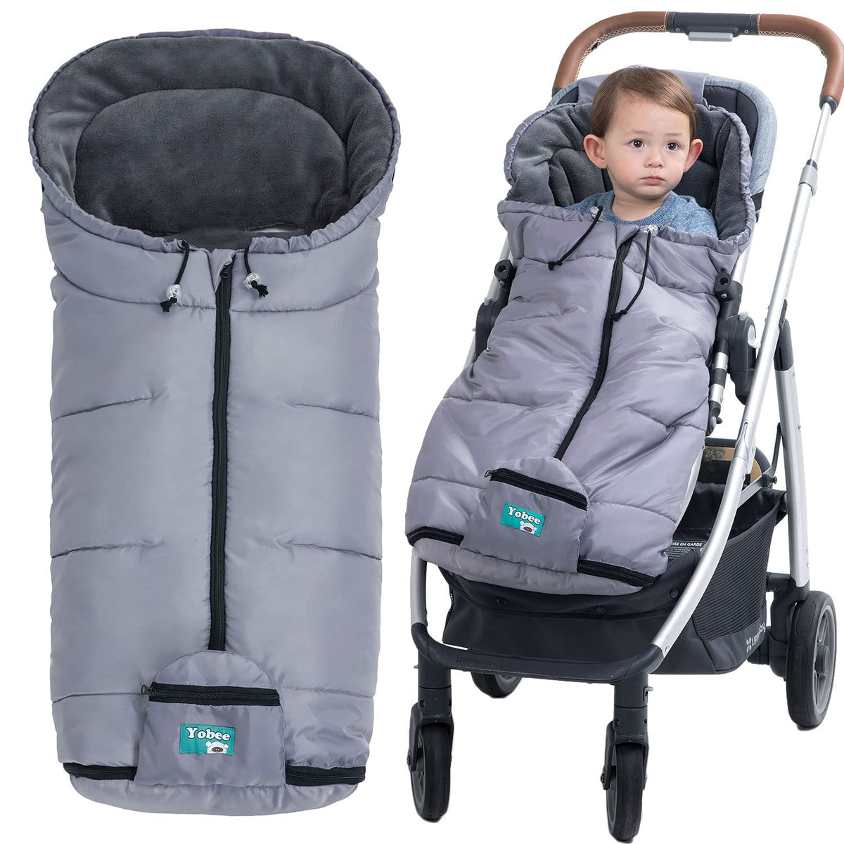 Toddler Warm Stroller Bunting Bag, Winter Waterproof Windproof Stroller Blanket, Protact Baby from Cold Weather Footmuff for Stroller