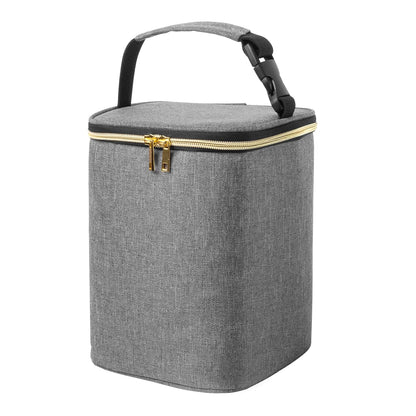 Travel Insulated Breastmilk Cooler Bag for Working Moms, Black