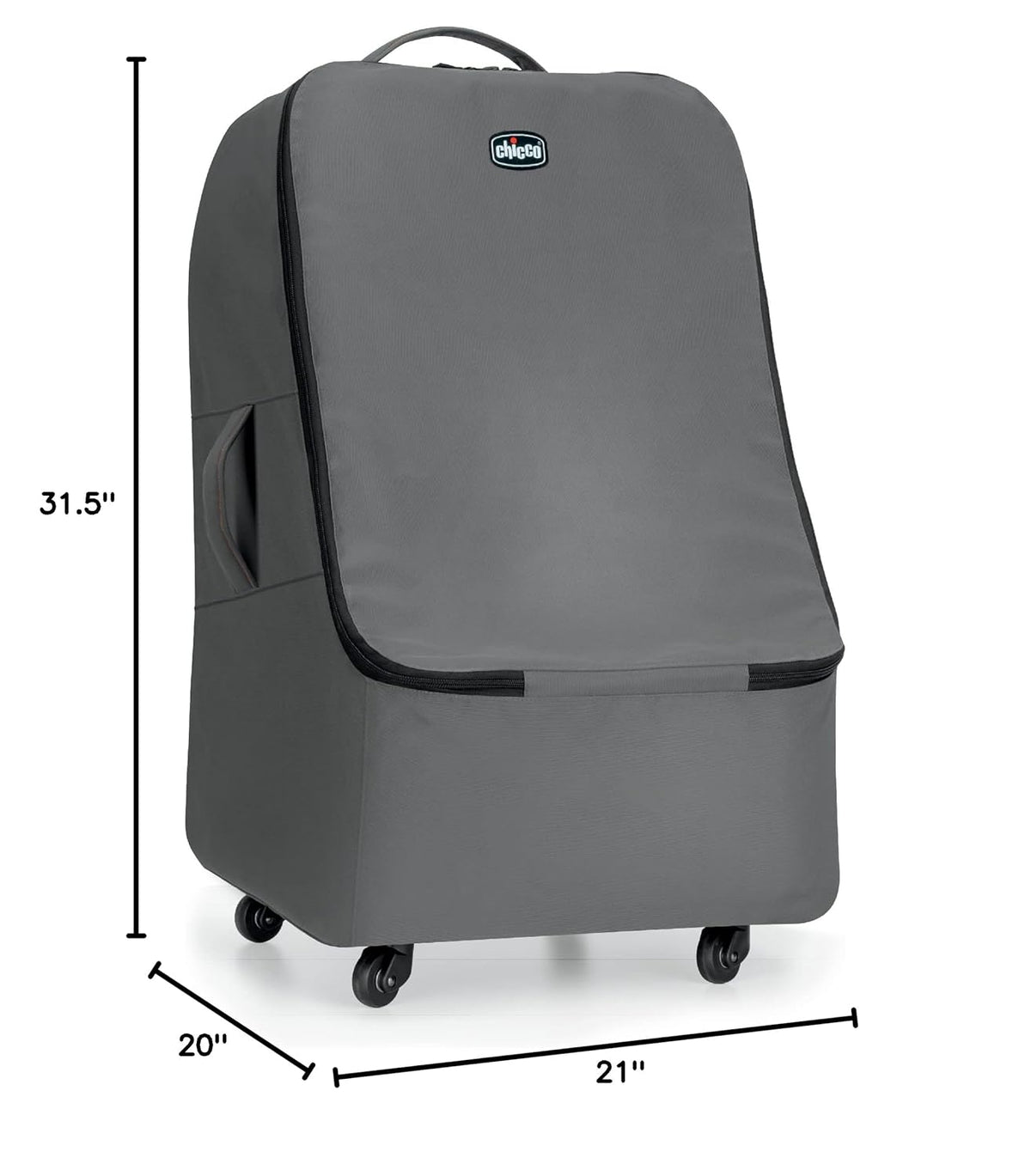 Chicco Car Seat Travel Bag - Anthracite, Grey