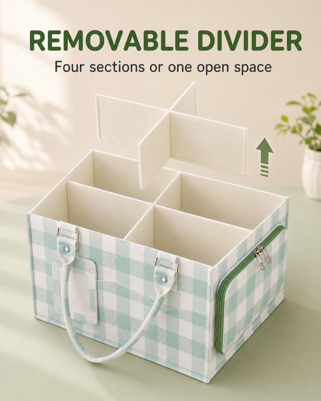 Diaper Caddy Organizer for Baby Essentials Portable, Travel Tote