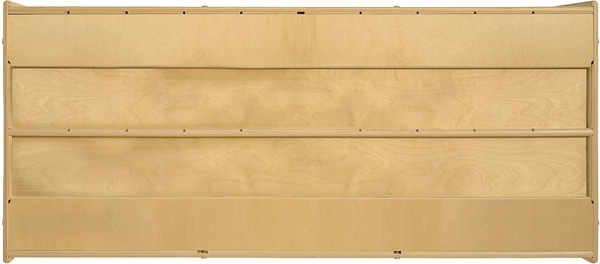 Diaper Storage Organizer, 100% Birch Plywood Wall Mount Diaper Caddy for Nursery, Daycare, Schools