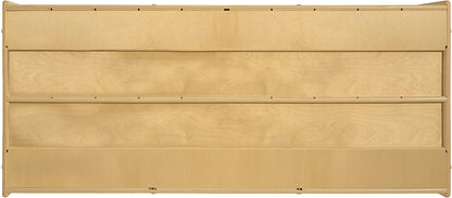 Diaper Storage Organizer, 100% Birch Plywood Wall Mount Diaper Caddy for Nursery, Daycare, Schools