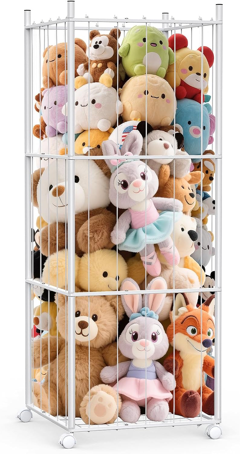 Extra Large Metal Stuffed Animals Storage Tower