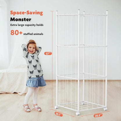 Extra Large Metal Stuffed Animals Storage Tower