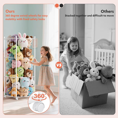 Extra Large Metal Stuffed Animals Storage Tower
