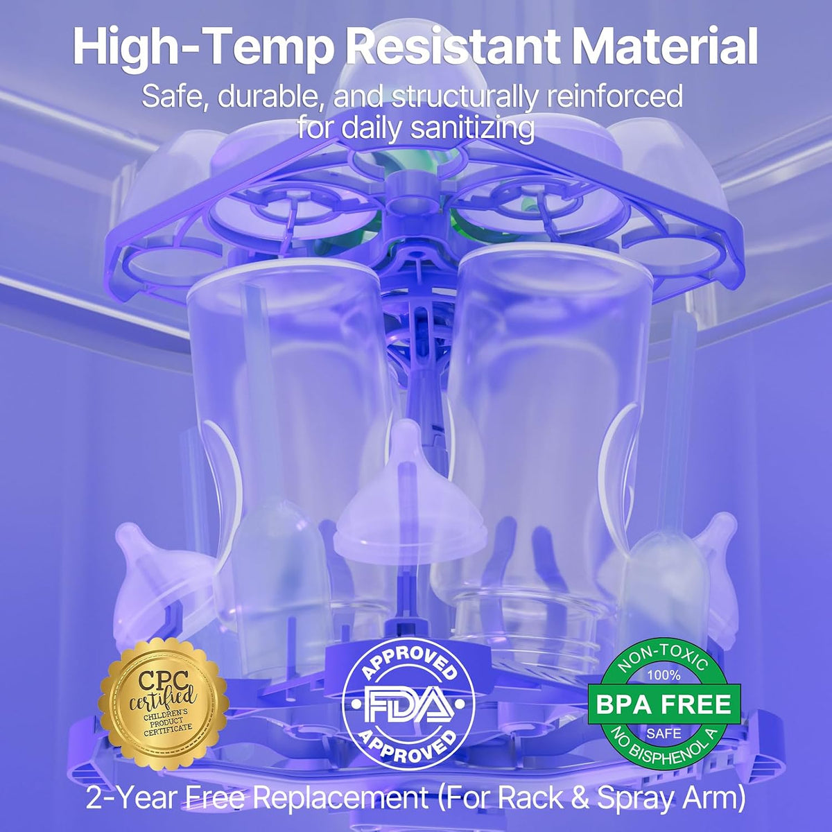 Baby Bottle Washer, Sterilizer & Dryer