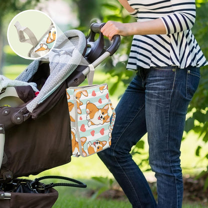 Stumpy Heart Design Portable Diaper Changing Pad for Park