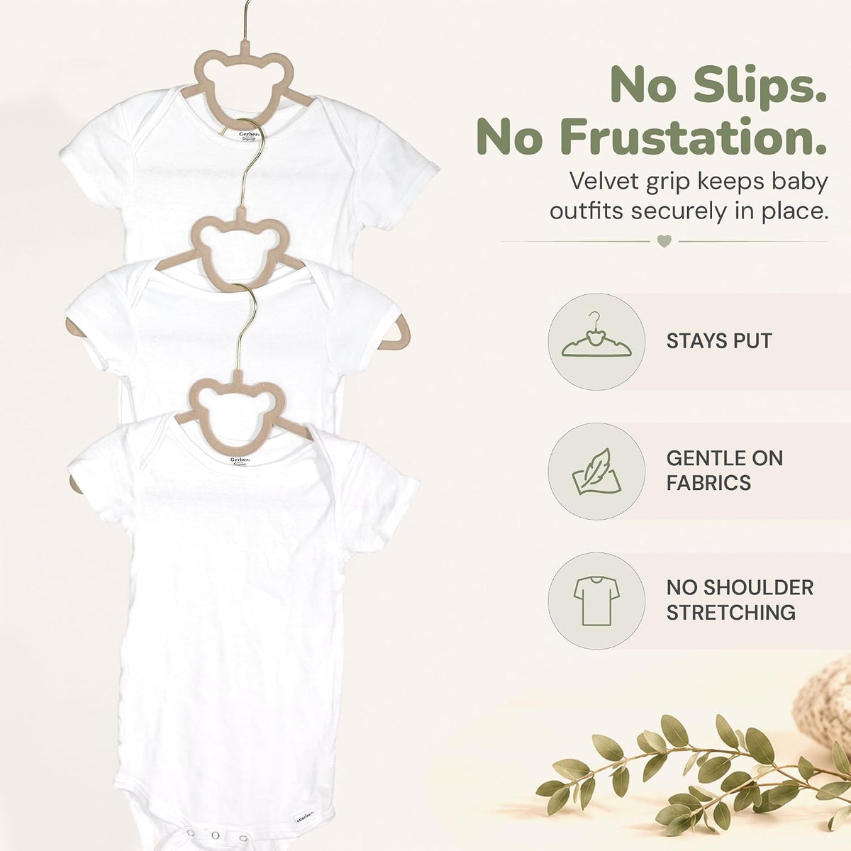 Kids Closet Organization – Velvet Hangers & Size Dividers (Neutral, Dividers Only)