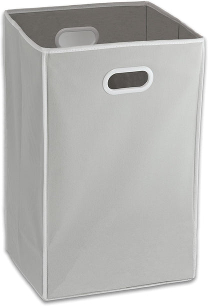 Foldable Closet Laundry Hamper Basket, Beige