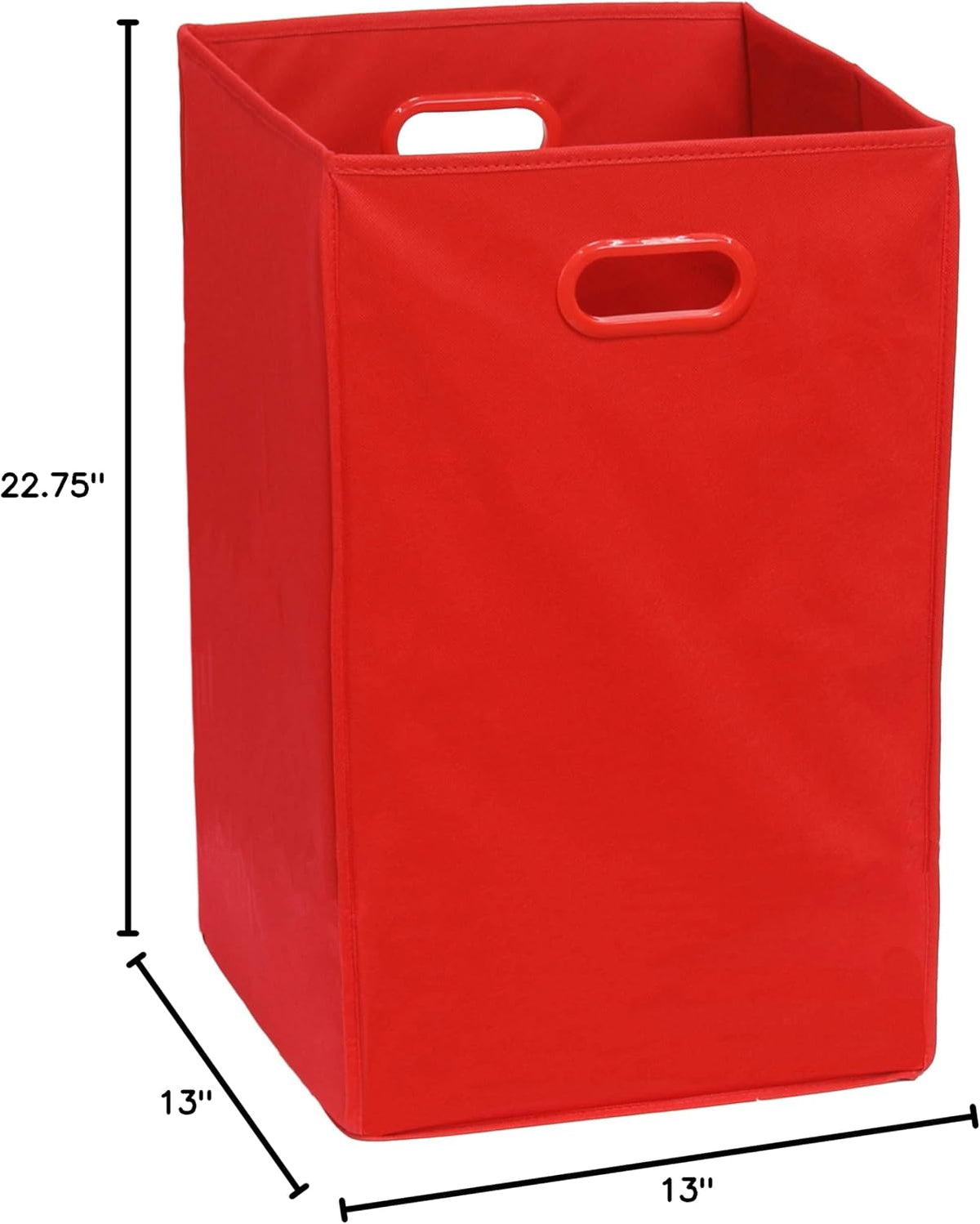 Foldable Closet Laundry Hamper Basket, Beige