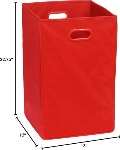 Foldable Closet Laundry Hamper Basket, Beige