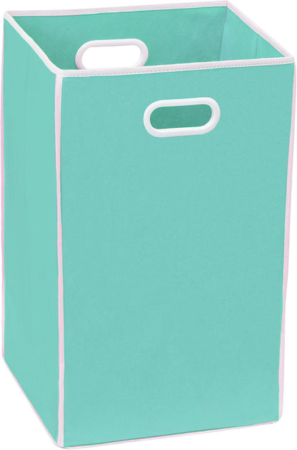 Foldable Closet Laundry Hamper Basket, Beige