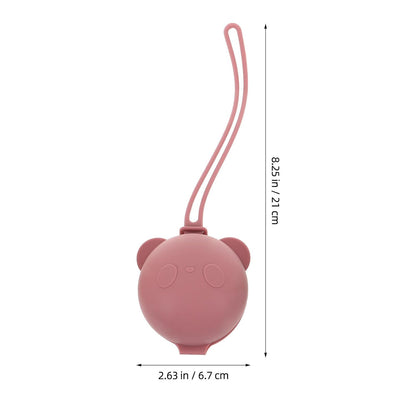 Silicone Pacifier Storage Box with Lanyard 3pcs Portable for Travel