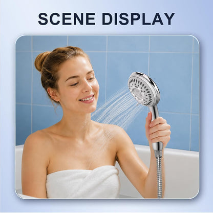 Shower Head Sink - Faucet Bathtub, Hose Sprayer Attachment with 9 Adapters
