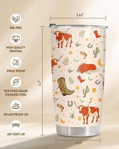Funny Chicken Tumbler 20oz Insulated Stainless Steel Coffee Travel Mug Gift | 20oz double wall vacuum insulated tumbler keeps drinks hot cold. Funny work gift for women men office coworkers boss