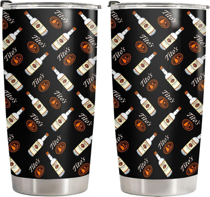 Funny Chicken Tumbler 20oz Insulated Stainless Steel Coffee Travel Mug Gift | 20oz double wall vacuum insulated tumbler keeps drinks hot cold. Funny work gift for women men office coworkers boss