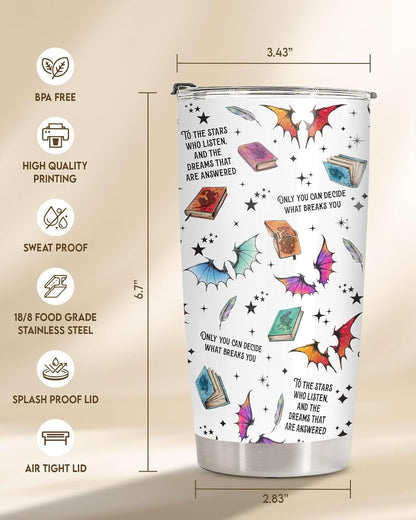 Funny Chicken Tumbler 20oz Insulated Stainless Steel Coffee Travel Mug Gift | 20oz double wall vacuum insulated tumbler keeps drinks hot cold. Funny work gift for women men office coworkers boss