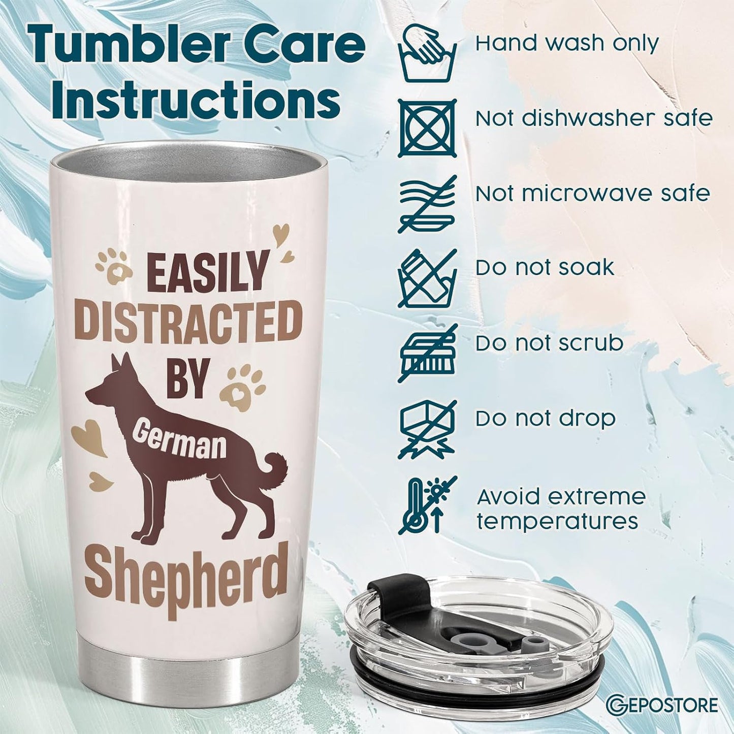 Funny Chicken Tumbler 20oz Insulated Stainless Steel Coffee Travel Mug Gift | 20oz double wall vacuum insulated tumbler keeps drinks hot cold. Funny work gift for women men office coworkers boss