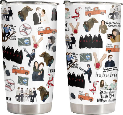 Funny Chicken Tumbler 20oz Insulated Stainless Steel Coffee Travel Mug Gift | 20oz double wall vacuum insulated tumbler keeps drinks hot cold. Funny work gift for women men office coworkers boss