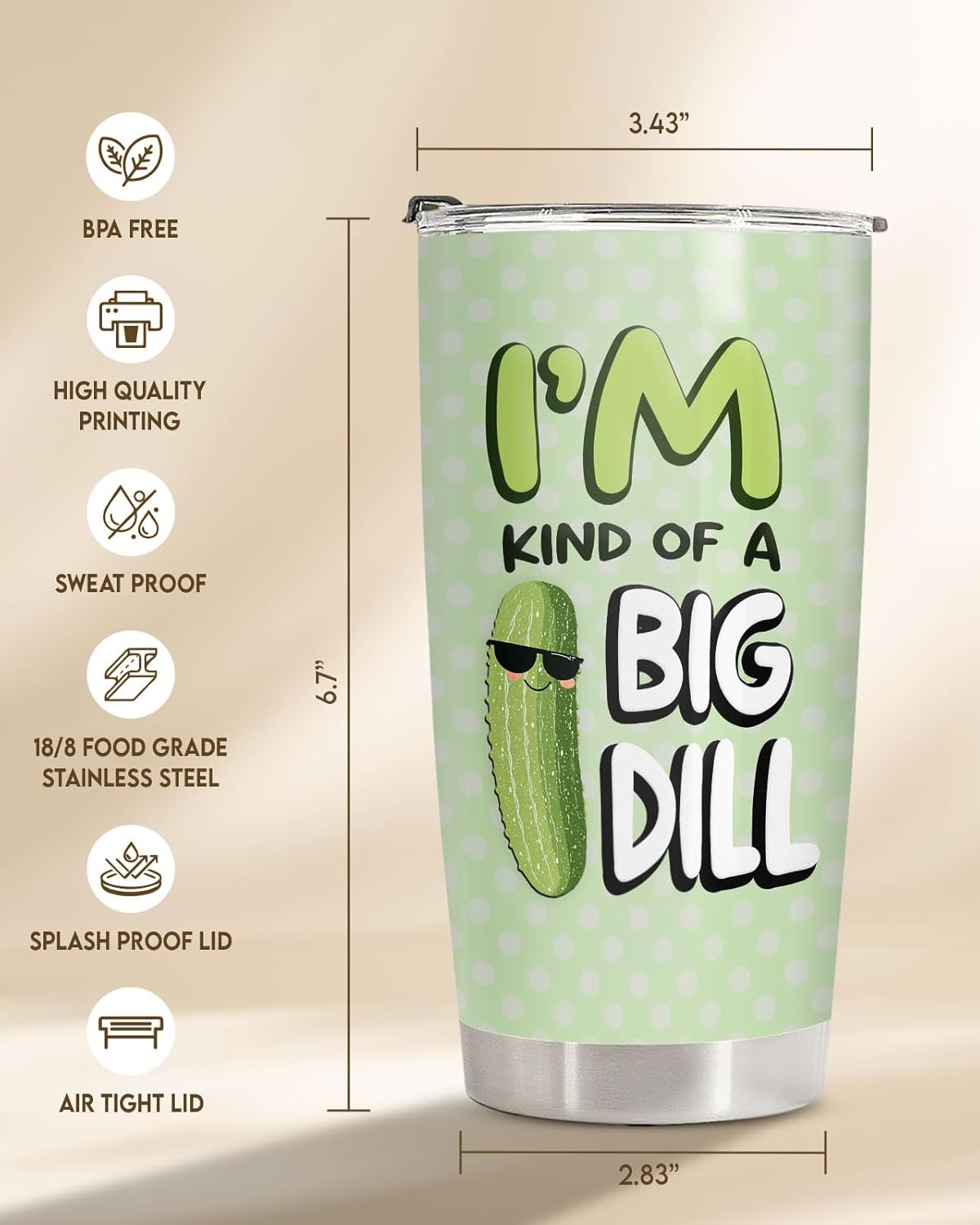 Funny Chicken Tumbler 20oz Insulated Stainless Steel Coffee Travel Mug Gift | 20oz double wall vacuum insulated tumbler keeps drinks hot cold. Funny work gift for women men office coworkers boss
