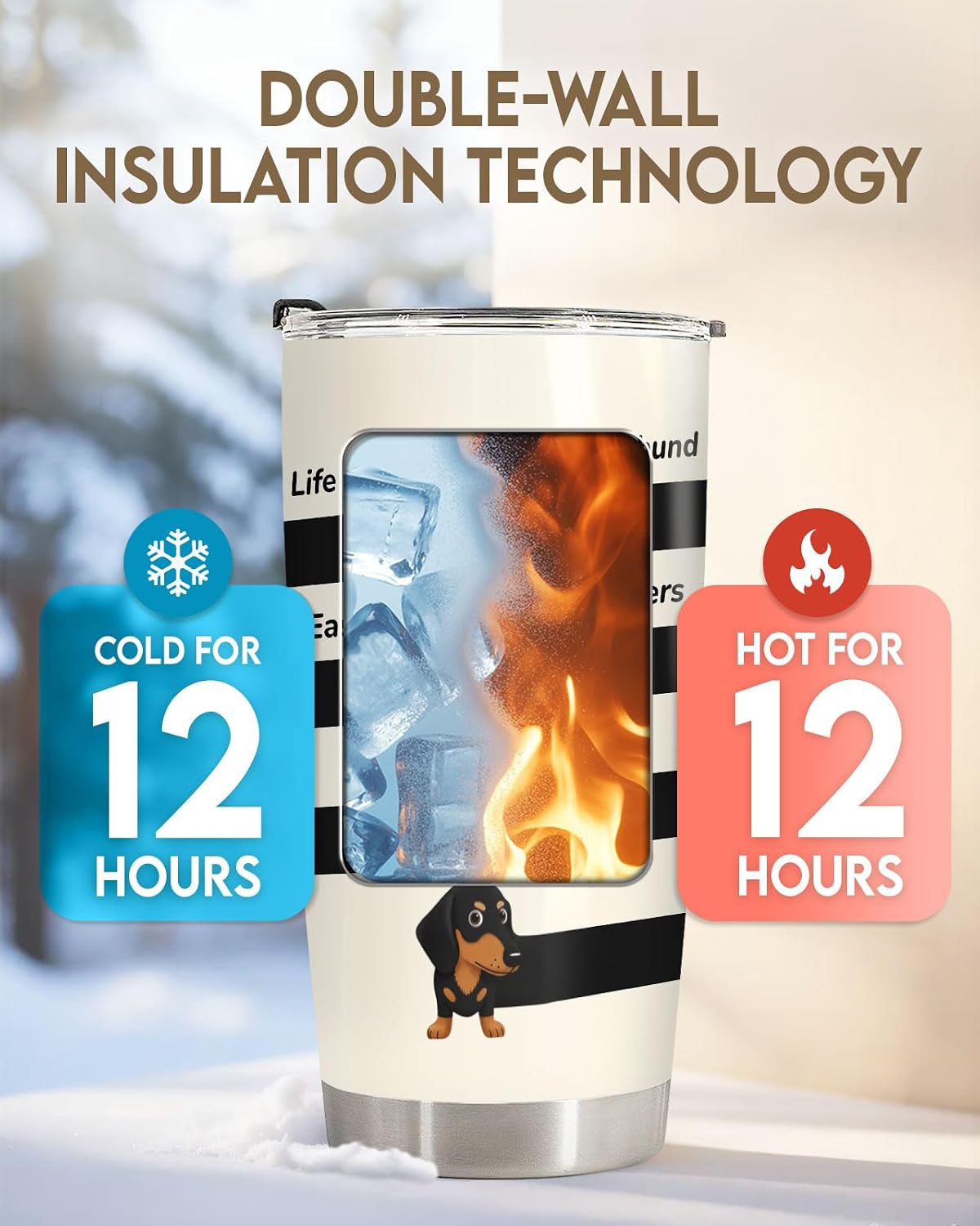 Funny Chicken Tumbler 20oz Insulated Stainless Steel Coffee Travel Mug Gift | 20oz double wall vacuum insulated tumbler keeps drinks hot cold. Funny work gift for women men office coworkers boss