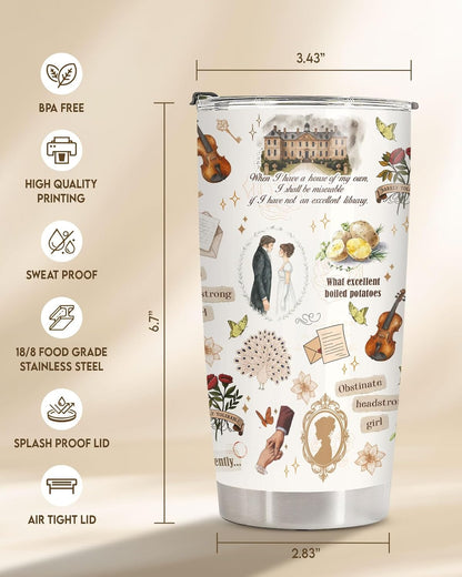 Funny Chicken Tumbler 20oz Insulated Stainless Steel Coffee Travel Mug Gift | 20oz double wall vacuum insulated tumbler keeps drinks hot cold. Funny work gift for women men office coworkers boss