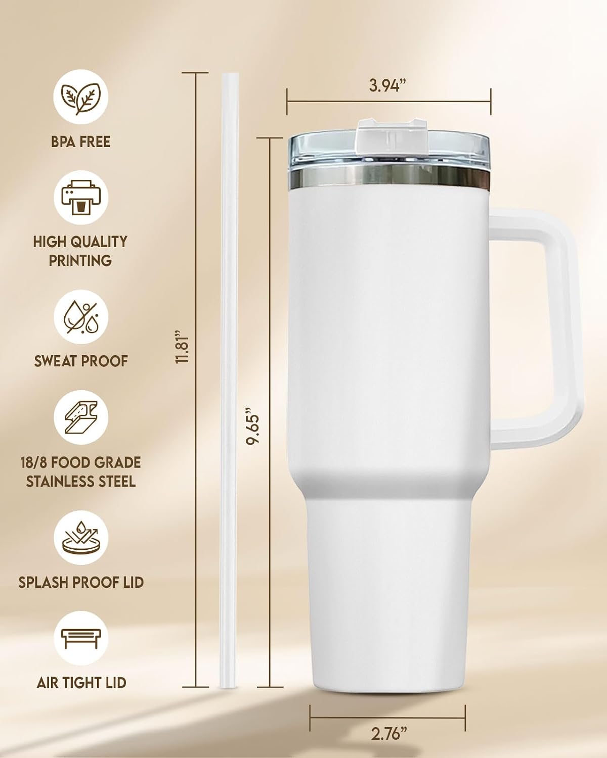 Funny Chicken Tumbler 20oz Insulated Stainless Steel Coffee Travel Mug Gift | 20oz double wall vacuum insulated tumbler keeps drinks hot cold. Funny work gift for women men office coworkers boss