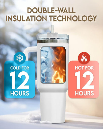 Funny Chicken Tumbler 20oz Insulated Stainless Steel Coffee Travel Mug Gift | 20oz double wall vacuum insulated tumbler keeps drinks hot cold. Funny work gift for women men office coworkers boss