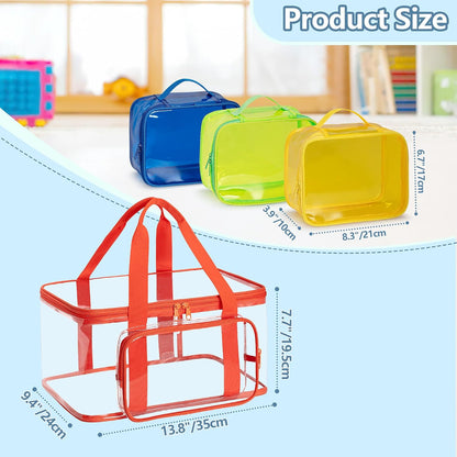 4 Packs Toy Storage Bag Organizer Case for Building Bricks