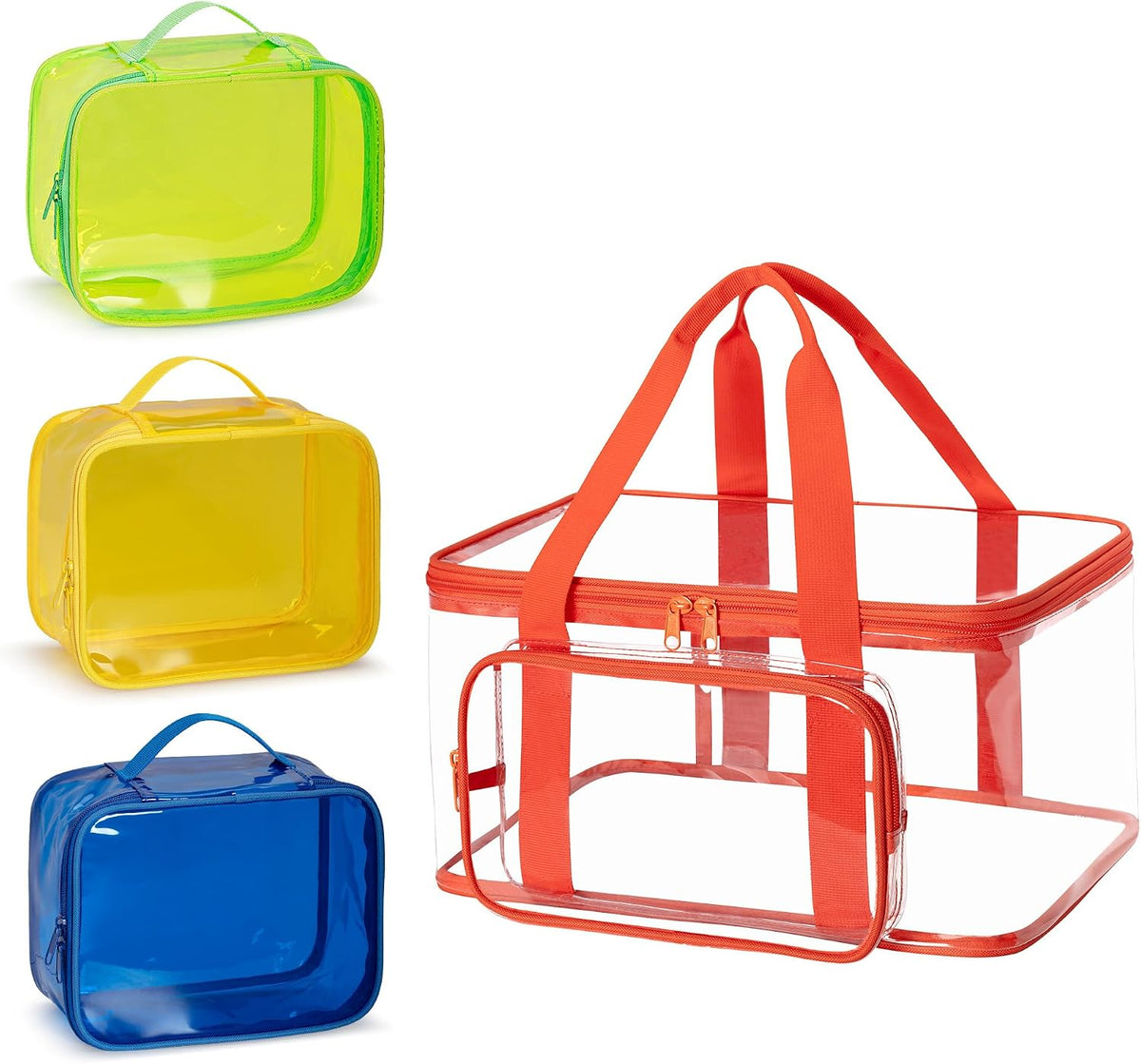 4 Packs Toy Storage Bag Organizer Case for Building Bricks