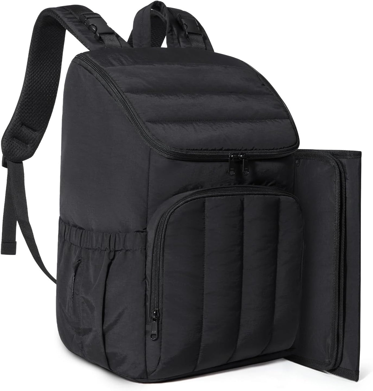 Diaper Bag Backpack with Changing Pad, Insulated Bottle Holders