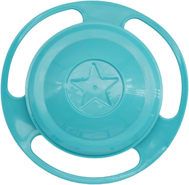 Magic Gyro Bowl 360 Degree Rotate Spill-Proof Bowls with Lid Plastic Creative Dishes Practice Feeding Bowls
