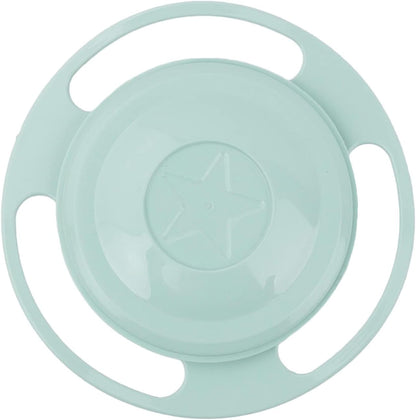 Magic Gyro Bowl 360 Degree Rotate Spill-Proof Bowls with Lid Plastic Creative Dishes Practice Feeding Bowls