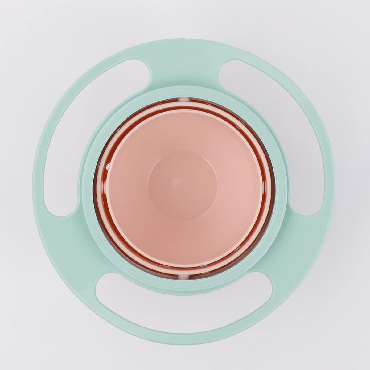 Magic Gyro Bowl 360 Degree Rotate Spill-Proof Bowls with Lid Plastic Creative Dishes Practice Feeding Bowls