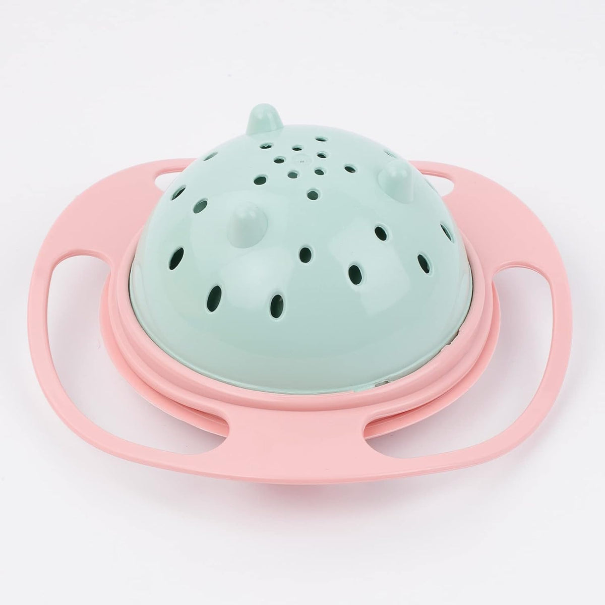 Magic Gyro Bowl 360 Degree Rotate Spill-Proof Bowls with Lid Plastic Creative Dishes Practice Feeding Bowls