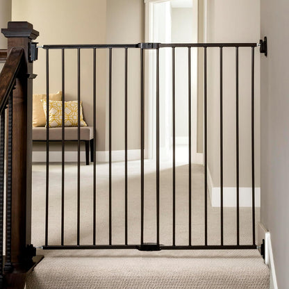 Safety 29"-43" Extra Wide Baby Gate for Top of Stairs & Dooways