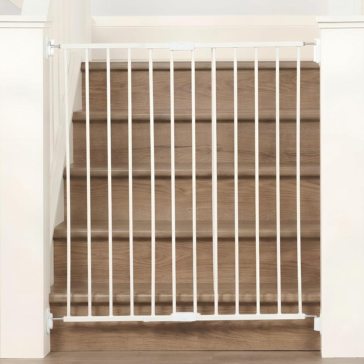 Safety 29"-43" Extra Wide Baby Gate for Top of Stairs & Dooways
