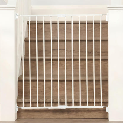 Safety 29"-43" Extra Wide Baby Gate for Top of Stairs & Dooways