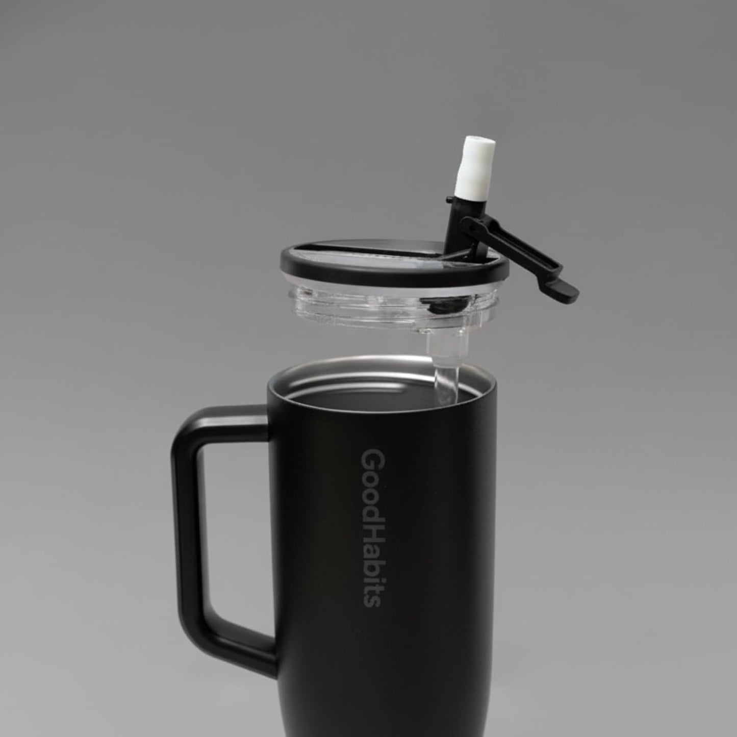Tumbler 40oz Insulated Stainless Steel with Handle & Straw – Leak-Proof Dust-Free Lid, BPA-Free, Dishwasher Safe Travel Mug & Water Bottle – Keeps Drinks Cold 24H / Hot 12H (Lavender Mist)