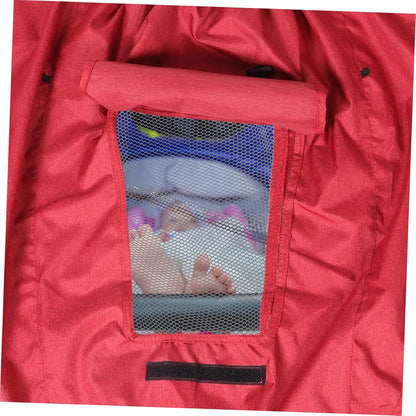 Stroller Sun Shade Cover Rain Protection Breathable Canopy for Prams Lightweight Easy Install Weather Resistant UV Shield Compatible with Multiple Brands
