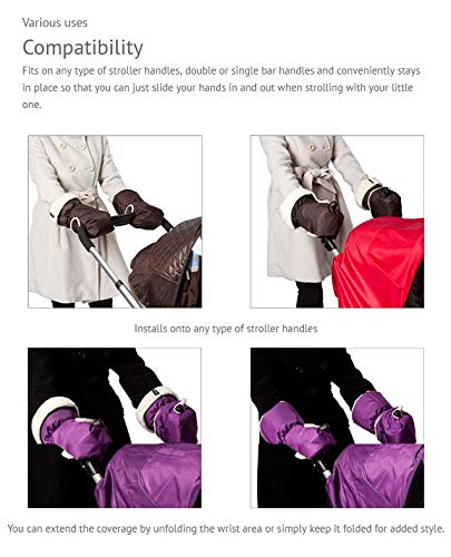 Stroller Hand Muff (Purple)
