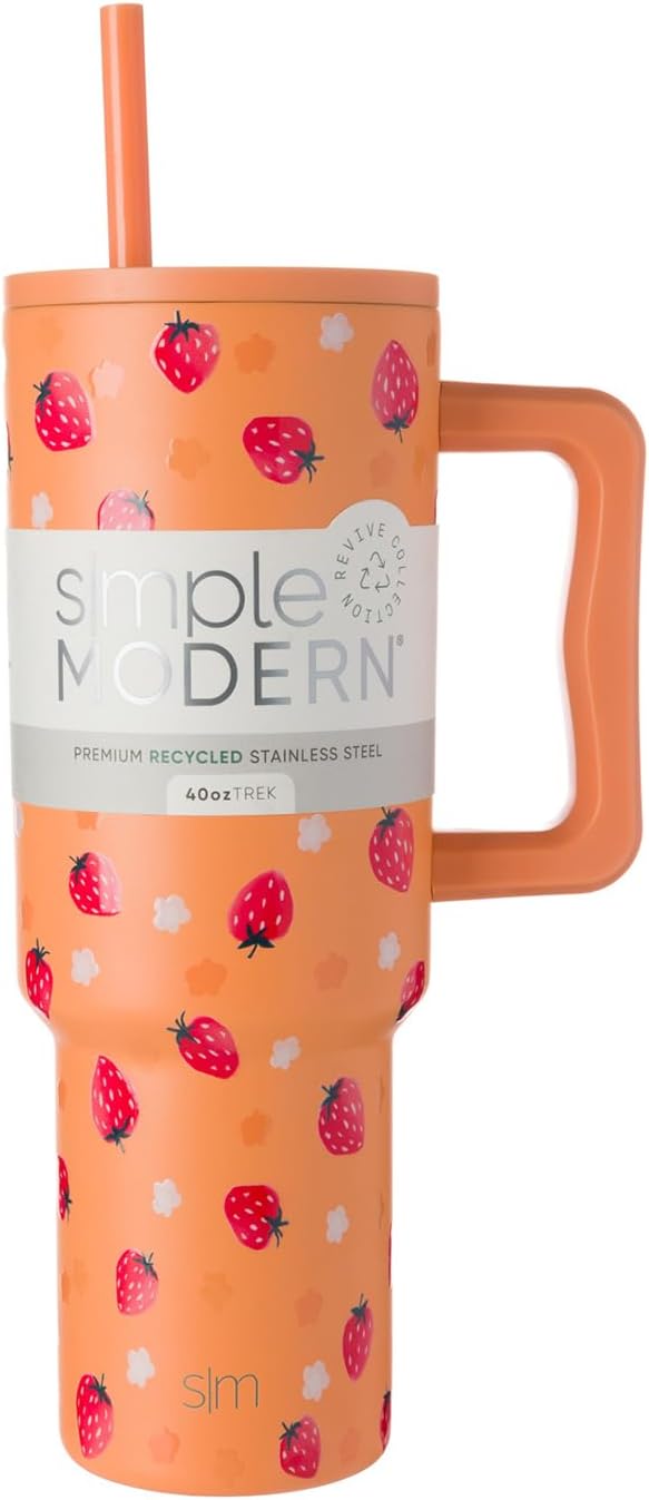 Tumbler with Handle and Straw | 30oz | Tie Dye - Colors B