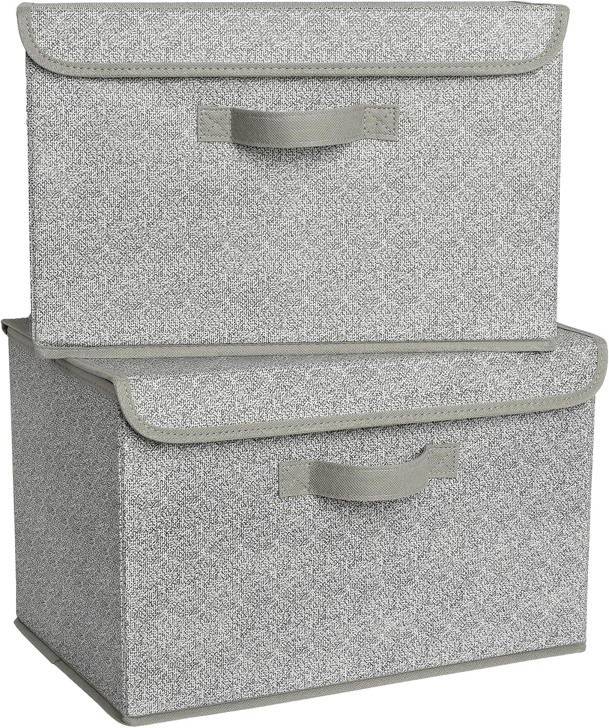 Memory Keepsake Storage Box, Fabric Storage Bins with Lids