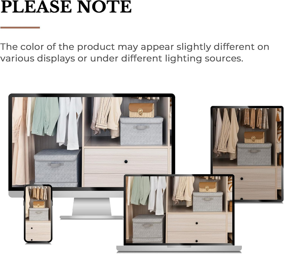 Memory Keepsake Storage Box, Fabric Storage Bins with Lids