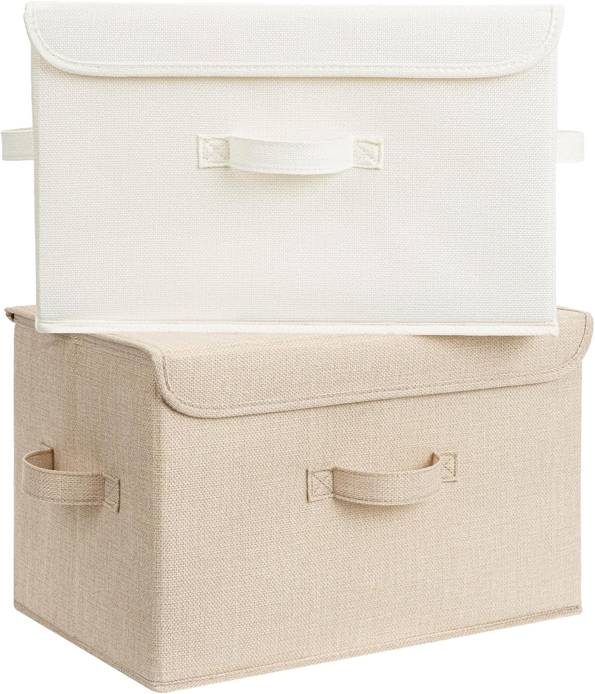 Memory Keepsake Storage Box, Fabric Storage Bins with Lids