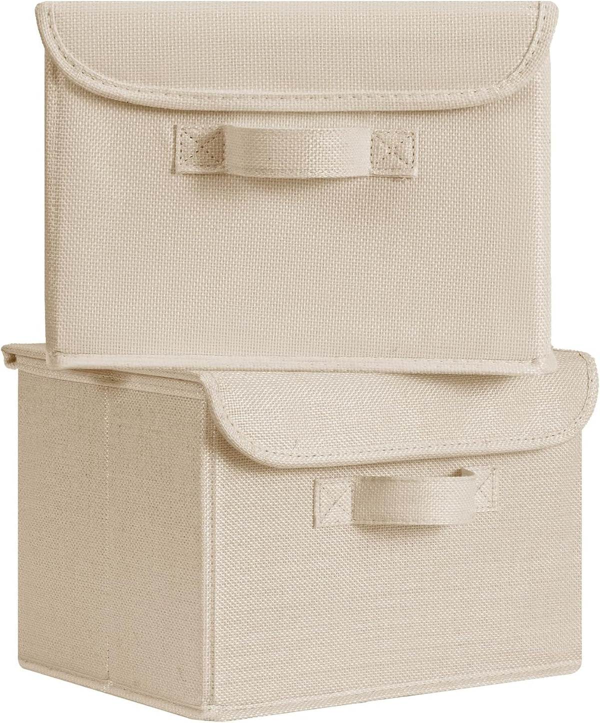 Memory Keepsake Storage Box, Fabric Storage Bins with Lids