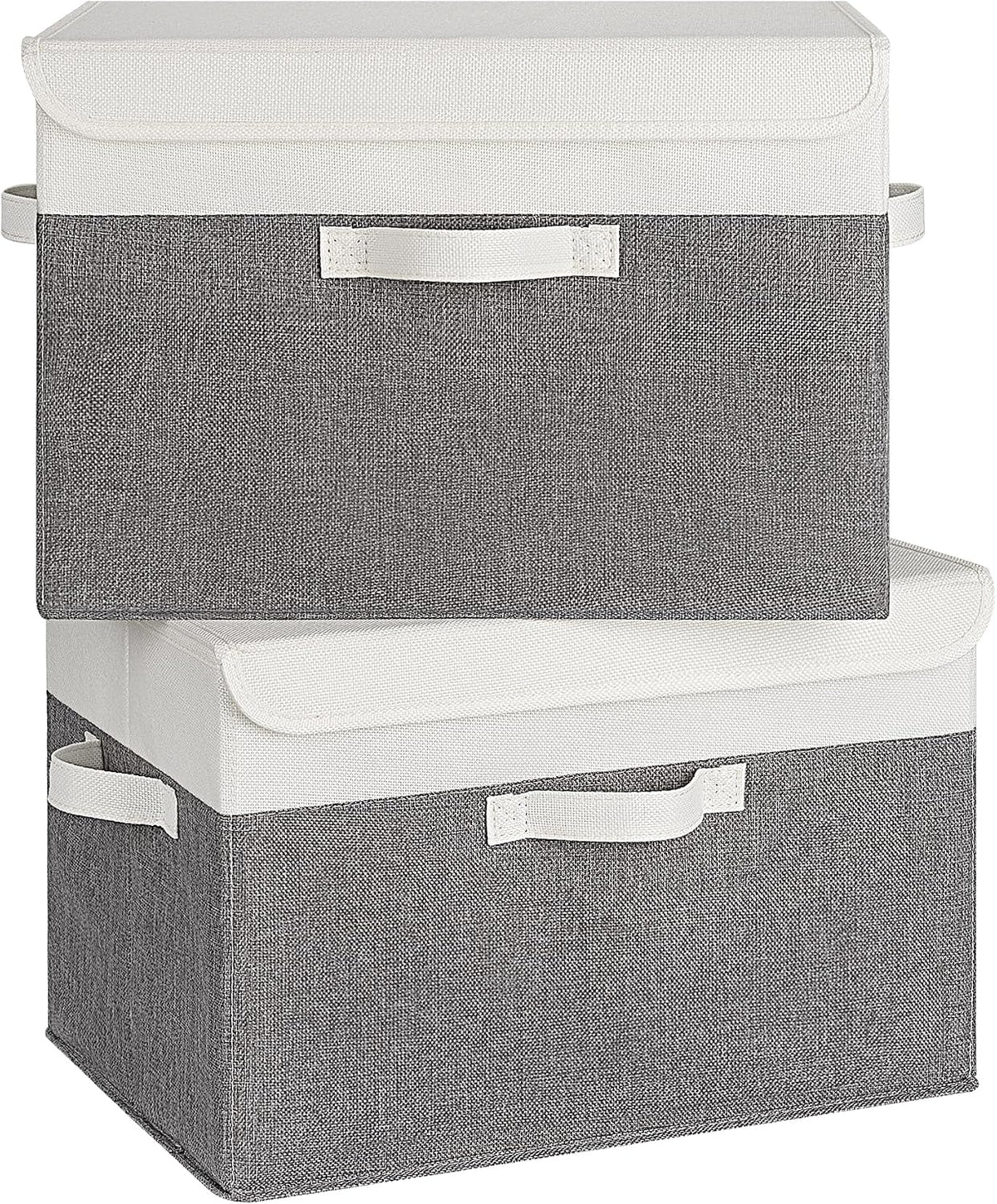 Memory Keepsake Storage Box, Fabric Storage Bins with Lids
