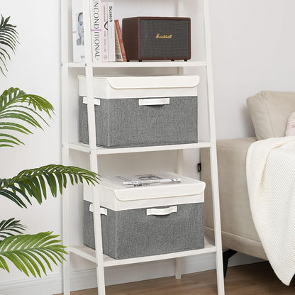 Memory Keepsake Storage Box, Fabric Storage Bins with Lids